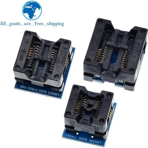 SOP16 to DIP8 Wide-body Seat Wide 150mil 200mil 208mil 209mil 300mil Programmer SOP8 Adapter Socket for EZP2010 EZP2013 CH341A