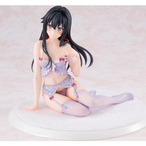Japan Anime Sexy Girls Yuigahama Yui My Teen Romantic Comedy SNAFU Yukinoshita Yukino Pajamas Ver. PVC Action Figure Toys Doll