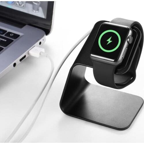 Metal Aluminum Charger Stand Holder for Apple Watch Bracket Charging Cradle Stand for Apple i Watch Charger Dock Station