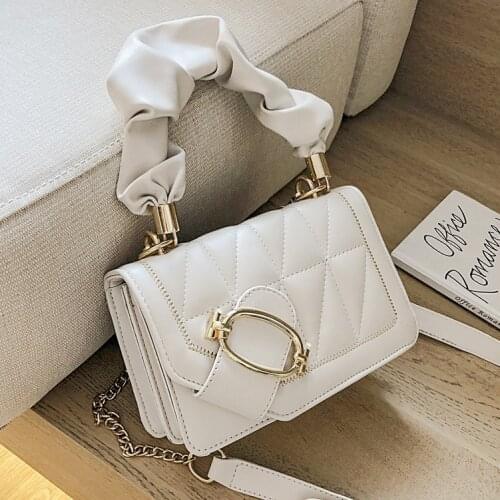 Luxury Designer Chain Womens Shoulder Bag Fashion Plaid Crossbody Bags 2021 New Soft Ladies Messenger Bag Quality Handbag