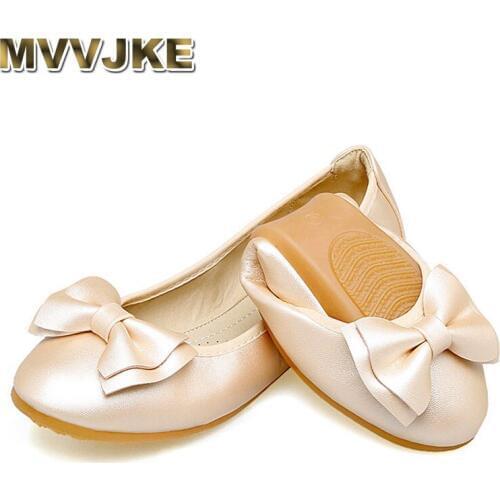 MVVJKE Comfortable Loafers Women Shoes Shallow Slip On Foldable Women Flats Soft Soles Casual Shoes