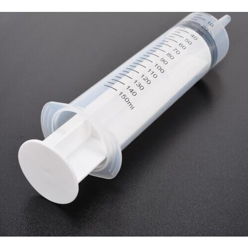 150ML Large Syringe Plastic Glue Dispensing Syringe Reusable Pump Measuring For Liquids Gels Glues Adhesives Industrial Supplies