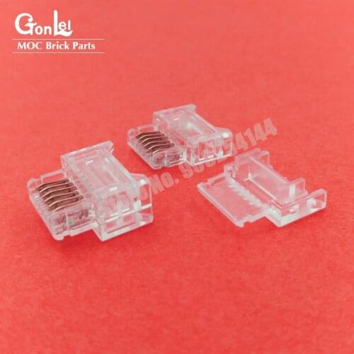 20Pcs/Lot Crystal Connector Building Blocks Parts Compatible with WeDo2.0 Sensor Motors 45300 WeDo 2.0 Core Set Robotic Toys