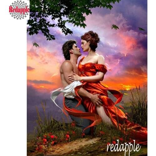 3D DIY Diamond Painting Cross Stitch people 5D Diamond Embroidery lover Couple Drill Resin Mosaic Needlework Decoration Painting