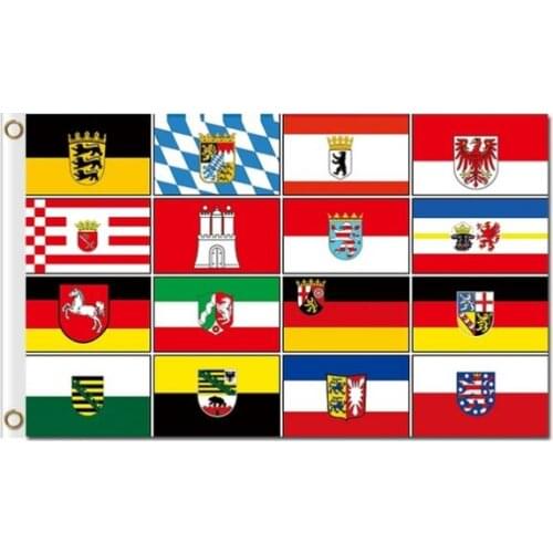 3x5 Flag of 16 German States Bundeslnder Germany Flags