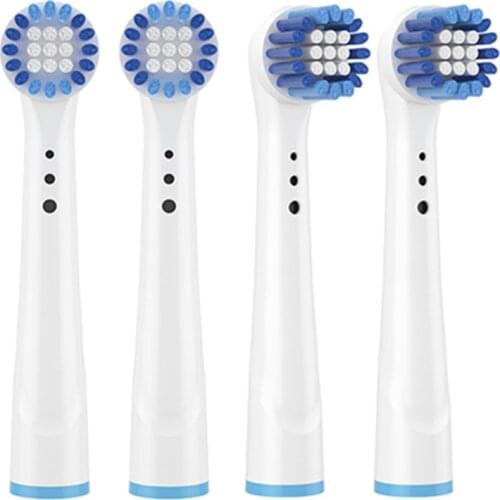 4pcs Precision Clean Brush Head for Braun Oral B Replacement Toothbrush Head Toothbrush Brush Heads for Oral-B Oralb Nozzles