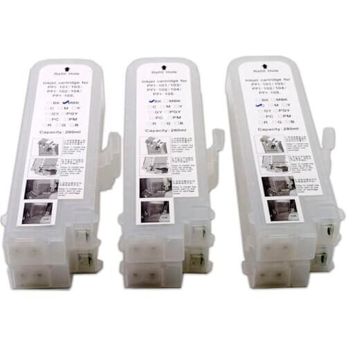 For Canon PFI-102 Refill Ink Cartridge with ARC Chip for Canon iPF500 iPF510 iPF600 iPF605 iPF610 iPF700 iPF710 iPF720