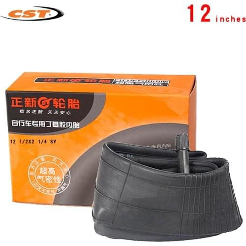 CST Bicycle Inner Tube 12 inch 12*1/2*1.75*2-1/4 AV 12*1/2*2 1/4 BMX folding Bike Tire childrens Cycling inner tube