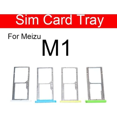 Micro Sim Card Tray Holder For Meizu Meilan Blue Charm M1 Micro SD Reader Sim Card Slot Phone Replacement Repair Parts
