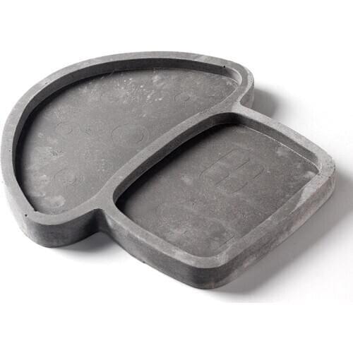 DIY Plaster Tray Molds Buildings Shaped Silicone Concrete Moulds