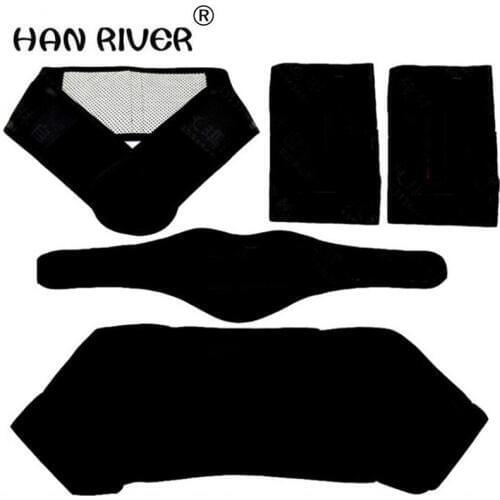 HANRIVER The four - piece magnetic therapy of the heating system is used to protect the neck and shoulder protector