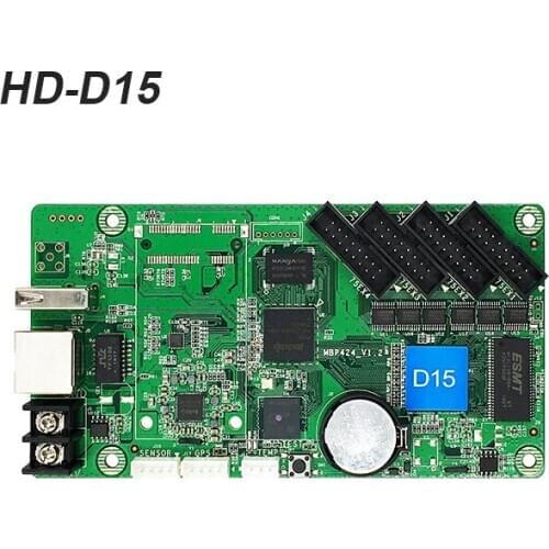 HD-D15 HD-D35 led Module Control Card 4 * HUB75 Asynchronous Data Interface Lintel RGB Full Color Led Display Control Card