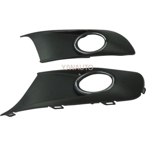 Fog Light Cover For VW Jetta MK6 2011~2014 Fog Light Cover Vent Car Grille Auto Front Bumper Driving Lamp Cover