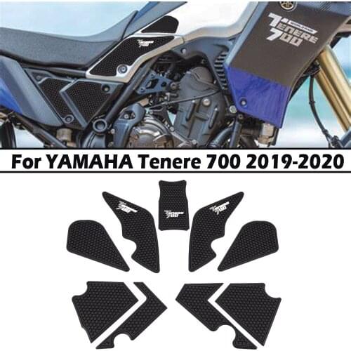 Motorcycle Non-slip Side Fuel Tank Stickers Waterproof Pad Rubber Sticker For YAMAHA Tenere 700 T700 XTZ 690 T 700 2019 2020