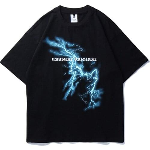 Mens T Shirt Men Cotton Japanese Cartoon Tee 2021 New Arrival Printed Streetwear Tshirt Short Sleeved Graphic T-shirt Clothing