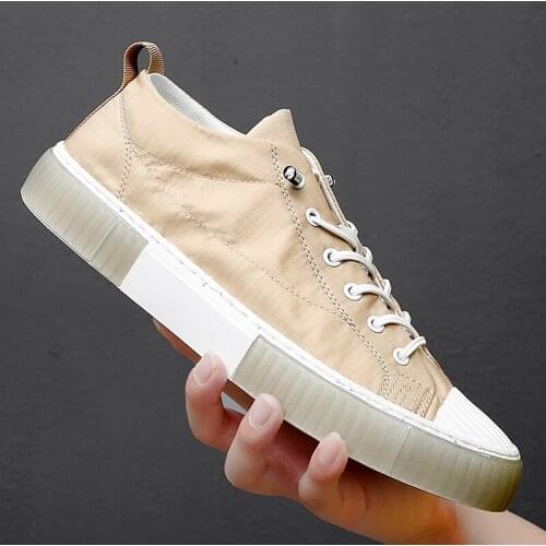 New Men canvas shoes man shoes Autumn new trend mens casaul shoes male loafers breathable sneakers man canvas