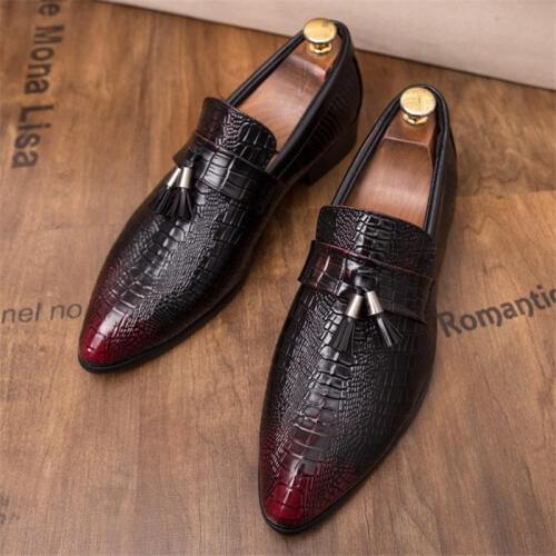 Mens fashion Tassel Soft Moccasins Mens Genuine Leather Casual Loafers Outdoor Driving Flats Shoes