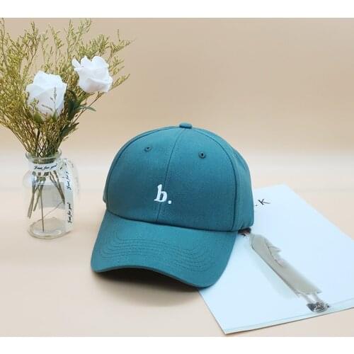 New Mens Womens Snapbacks Baseball Cap Letter B Embroidery High Quality Cotton Hat Caps Male Female Casual Cap Black White