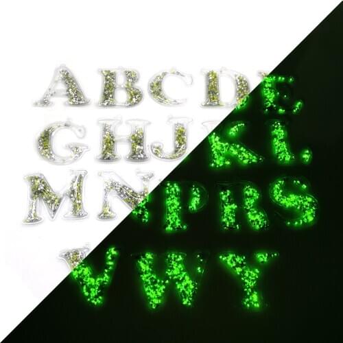 Transparent Quicksand Shaker Bling Sequins Glow in the Dark DIY Hair Clip Accessories Craft Decoration Pendant,10Yc12007