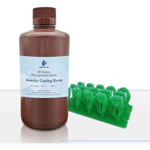 JAMG HE 1000g 60% Wax Jewelry Resin Easy To Cast Suitable for DLP 3D Printer Hunter Makex Envisiontec B9