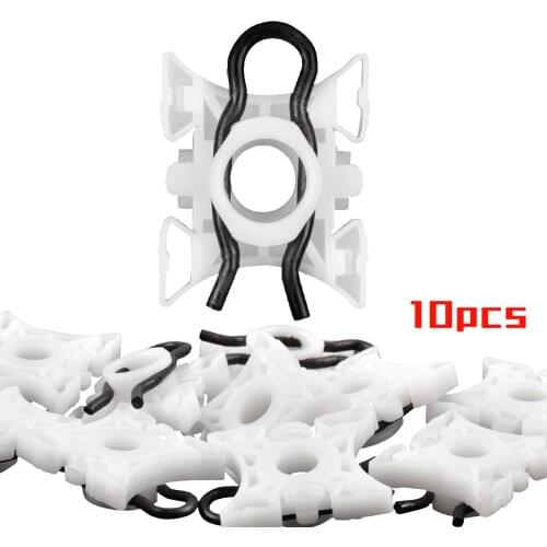 MIKKUPPA 10PCS 51321938884 Window Regulator Sliding Pivot Clips Front Window Slider Clips for BMW E32 E34 E36 Z3 Z4 E90 E91 E92