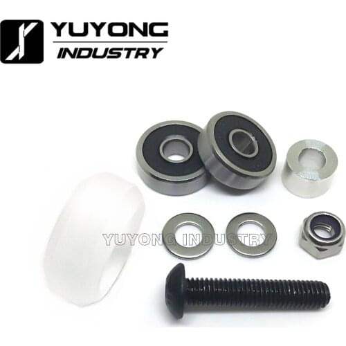 High precision CNC clear Polycarbonate Xtreme solid v wheel kits for Openbuilds v-slot linear rail system,OX CNC,C-Beam parts