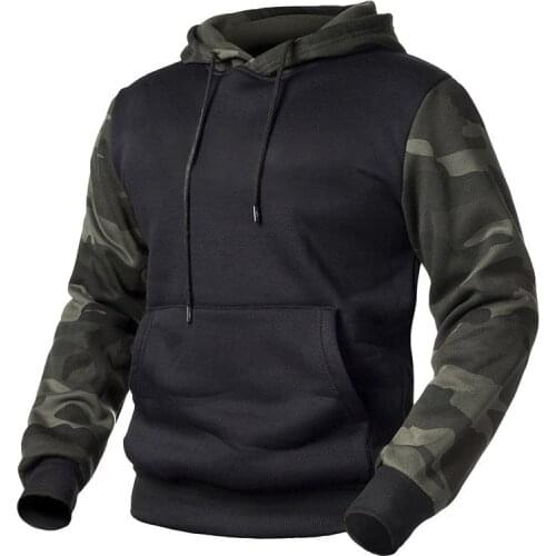 Wolf inheritance Mens Camouflage Hoodies
