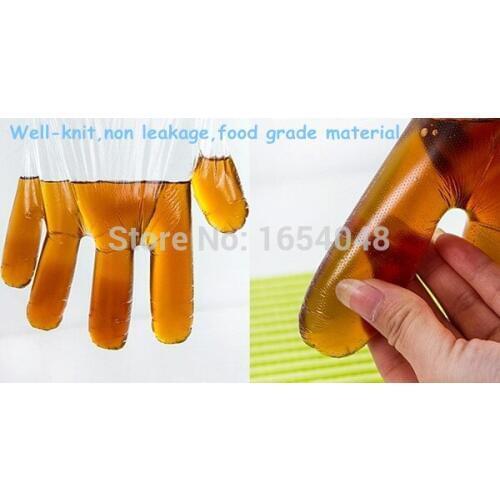 200pcs/lot PE household cleaning disposable gloves kitchen tools thin sanitary gloves practical tools kitchen cleaning gloves