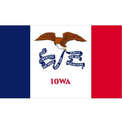 90x150cm State of Iowa Flag USA