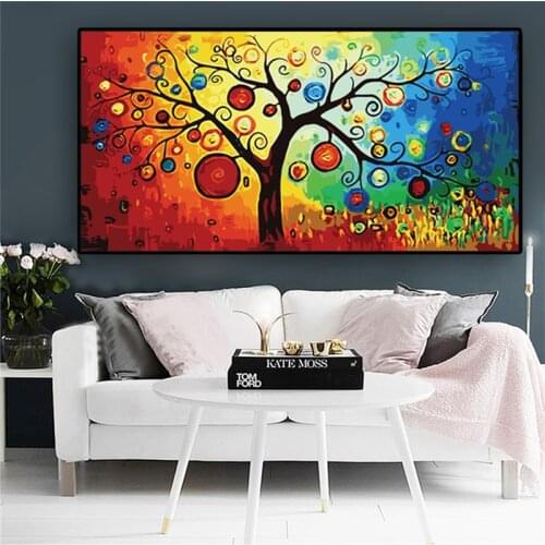 Gold and Black abstract canvas painting modern cuadros home living room decoration canvas prints wall art posters and prints art