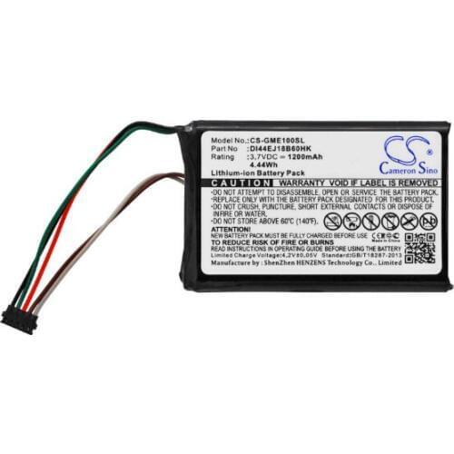 Cameron Sino 1200mah battery for GARMIN 010-01161-00 Edge 1000 DI44EJ18B60HK batteries