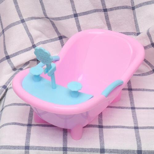 Kids Child Cute Shower Bathtub 3D Artificial Toy Doll House Accessories Decor