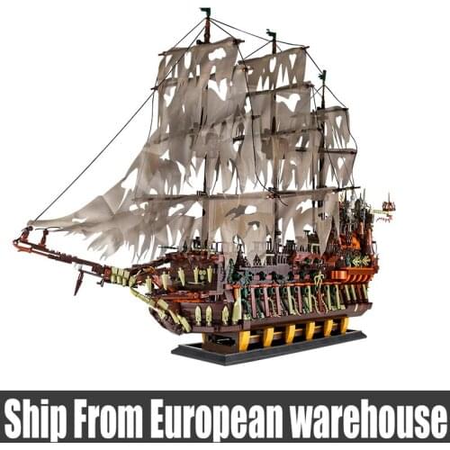 Mould King 13138 Movie Building Blocks Compatible MOC 16016 Flying Dutchman Set Assembly Model Bricks Kids Toy Christmas Gift