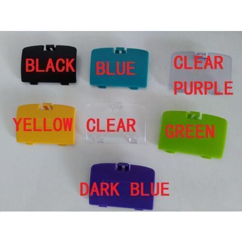 FZQWEG 50pcs a lot for GBC Battery Cover Lid Door Replacement For GBC Back Door Case For Gameboy Color