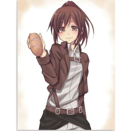 HD Print Sasha Blaus Canvas Painting Wall Art Modular Attack on Titan Poster Home Decor Bedroom Background Anime Pictures Framed