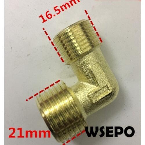 Quality Pneumatic Tools Parts! 16.5x21mm Male Thread Brass Mounting Connector, Fittings fits for Universal Air Compressor