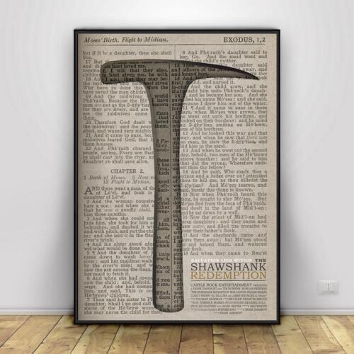 Shawshank Redemption Movie Canvas Painting Art Print Poster Picture Wall Modern Minimalist Bedroom Living Room Decoration