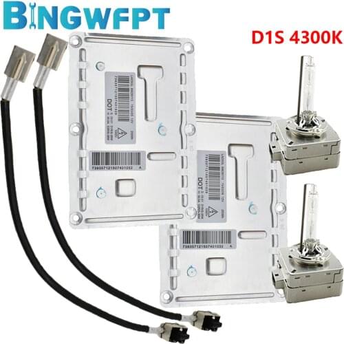 A Set D1S Ballast+Wire For Audi A4 S4 BMW 1 Series E81 E87 Citroen C4 C5 Valeo Xenon Headlight Control Unit LAD5GL 4Pin
