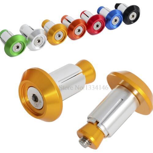 NICECNC 22/28mm Handlebar Grips Plug Handle Bar End Cap For Suzuki RM 125 250 RMZ250 RMZ450 DRZ250 DRZ400E DRZ400S DRZ400SM
