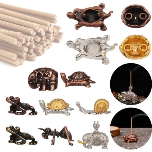 Animal Shape Incense Stick Holder Cones Censer Snail Turtle Shape Incense Ash Catcher Teahouse Accessories Home Decoration
