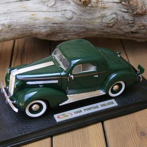 Diecast 1:18 Scale Sigma 1936 Pontiac Deluxe Simulation Classic Car Alloy Car Model Collectible Decoration Gift Hot Toys
