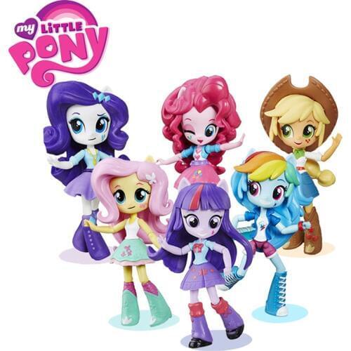 My Little Pony Equestria Princess Mini Doll Toys pinkie pie rainbow dash twilight sparkle rarity Girls Children