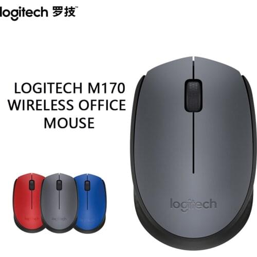 Logitech M170 Wireless Mouse1000 DPI 3 Button two-way wheel Mice Mouse for PC Computer Laptop with 2.4GHz Wireless Nano Receiver