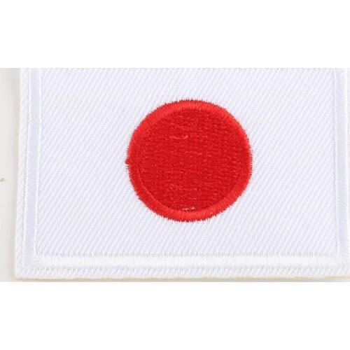 Clothing diy embroidery iron on patch deal with it Japanese flag patches for clothes flower badge stickers fabric free shipping