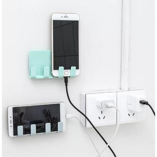 Practical Home Office Wall-mounted Charging Bracket Holder For iPad Mobile Phone Support Housekeeper On Wall Home Accessories