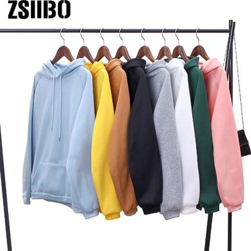 New casual womens hoodie sweatshirt long sleeve black female loose thick coat hoody tracksuit clothes top clothing album