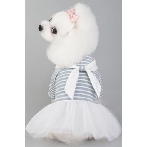 Dog clothes summer cute princess cat dress thin style teddy french bulldog Pomeranian chihuahua dog shirt