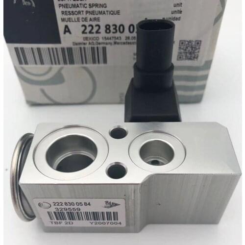 Original automatic AC expansion valve is used for Benz S400 S320 S500 S600 S63 S65 W222 automatic AC expansion valve A2228300584