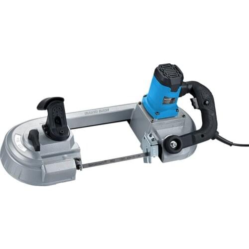 220V Handheld Electric Band Saw Machine Portable Multifunctional Band Saw Machine Stainless Steel Plastic Pipe Cutting Machine