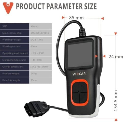 Viecar VP101 Code Reader Full agreement Auto Scanner Tool